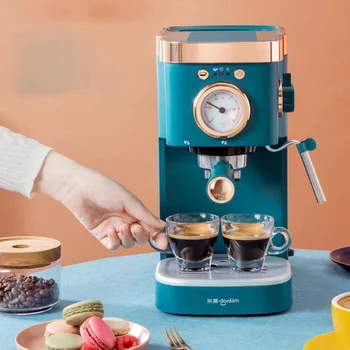 Donlim espresso 20bar kahve makinesi yarı otomatik cafe tozu cappuccino elektrikli kahve makinesi DL-KF5400 220V