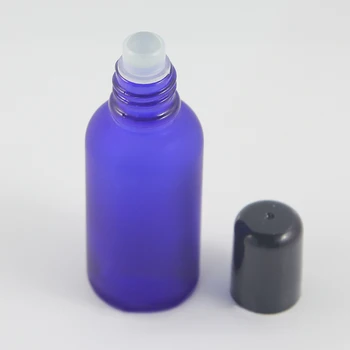 Yuvarlak Şekil Kozmetik Ambalaj 30 ml uçucu yağlar için şişeler üzerinde rulo boş 1 oz parfüm şişeleri doldurulabilir şişe