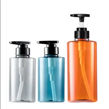 300 ml plastik PET şişe losyon emülsiyon serum vakıf şampuan vücut hyaluronik özü cilt bakımı kozmetik ambalaj
