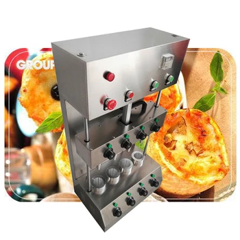 Elektrikli Tutma El Pizza Makinesi Özelleştirilebilir 4 Koni Pizza Yapma Makinesi