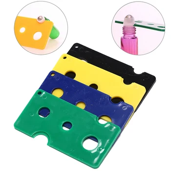 4 adet / grup Plastik Yağ Şişesi Rulo Topları Açacağı Temel Aracı Sökücü Şişe Açacağı Anahtar Renk Rastgele