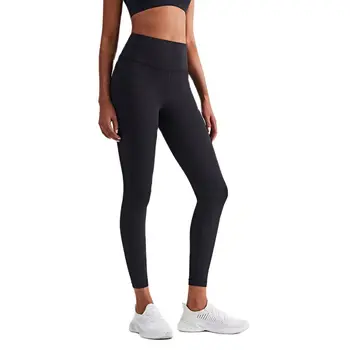 Lulu Aynı Stil kadın Yeni Pantolon YogaOutdoor Spor Koşu Çift Taraflı Naylon Yüksek Elastik İnce Ve Rahat Kaliteli