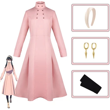 Anime Casus x Aile Yor Forger Elbise Cosplay Kostüm Custom Made