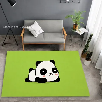 Karikatür Panda Koala Paspas Karikatür Güzel Kawaii Hayvanlar kilim Çocuklar İçin Yatak Odası Paspas Oturma Odası Mutfak zemin halısı