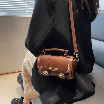 ELM BAY / Yüksek Kaliteli Küçük Çanta Sonbahar Ve Kış Yabancı Stil Çanta Çok Yönlü Moda Tek Omuz askılı çanta