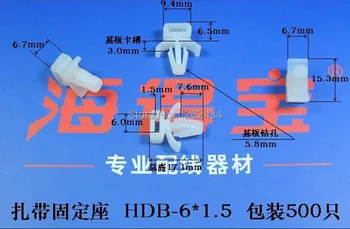 HDB-6 * 1.5 Kravat sabit koltuk taban plakası matkap deliği sabitleme kemeri kravat