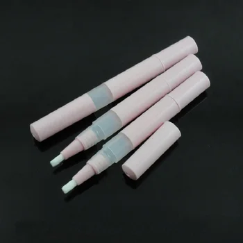 2.5 ML Doldurulabilir bükümlü kalem Boş Plastik Pembe Kozmetik Konteyner Taşınabilir DIY Dudak Parlatıcısı Kapatıcı Ambalaj Kabı