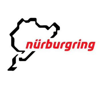Sıcak JDM Nurburgring KK vinil araba Çıkartmaları ve Çıkartmaları Tasarım Araba Su Geçirmez KK vinil yapışkan Pencere Tampon Çıkartması KK 18 * 10cm