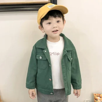 Yeşil Bahar Sonbahar Ceket Dış Giyim Üst Çocuk Giyim Çocuk Takım Elbise Genç Okul Erkek Giyim Yüksek Kalite