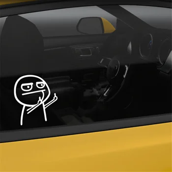 1 adet araba pencere komik sticker Mını One Cooper için R50 R52 R53 R55 R56 R60 R61 PACEMAN COUNTRYMAN