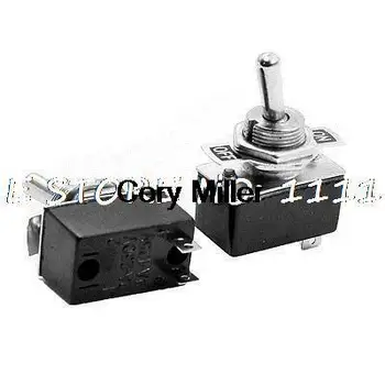 AC 250 V/2A 125 V/4A SPST 2 Pin Mandallama On/Off Mini Geçiş Anahtarı 2 Adet