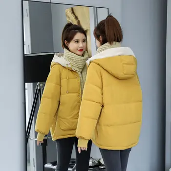 Yeni 2022 Kış sıcak tutan kaban Kadın Palto Yastıklı Kısa Kadın İnce Parker Ceketler kadın Aşağı Ceket Pamuk Mont Giyim