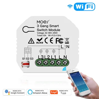 wifi akıllı anahtar wifi kontrol cep telefonu bluetooth hızlı arama cihazı akıllı hoparlör ses kontrolü