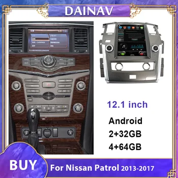 2 din Araba Radyo Multimedya Oynatıcı Nissan Patrol 2016 Dikey Ekran GPS Navigasyon Autoradio DVD Oynatıcı Multimedya Stereo