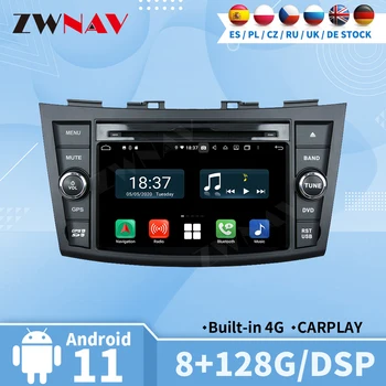 Carplay Radyo Bluetooth GPS Suzuki Swift 2013 İçin 2014 2015 2016 Otomotiv Multimedya Merkezi 2 Din Android Otomatik Ekran Stereo