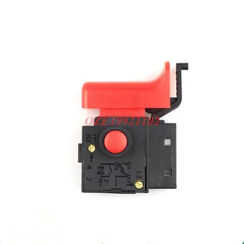 1 ADET Elektrikli Matkap Çekiç Hız Kontrol AC elektrik aleti Tetik Anahtarı 250V 6A Kilidi Kırmızı / Siyah