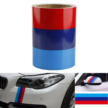 D-758 Almanya, Fransa ve İtalya bayrağı üç renkli gölgelik araba çıkartmaları vücut çıkartmaları çizgili çamurluk çıkartmalar