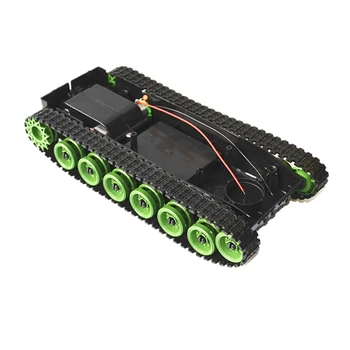 Tankı Paletli Şasi Robot Oyuncak Platformu DIY Modifikasyonu 3-8V Arduino Mikrodenetleyici için Akıllı Şok Emme