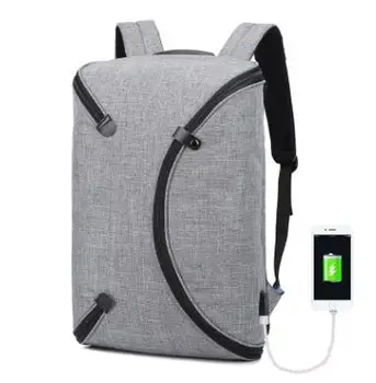 Erkekler Sırt Çantası Seyahat Çantası Laptop USB şarj Sırt Çantası Erkekler Sırt Çantası Anti hırsızlık Adam Okul gençler için sırt çantası Erkek Mochilas