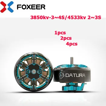 1/2/4 adet FOXEER 1404 motor 3850kv-3~4 S / 4533kv 2~3 S FPV geçiş makinesi fırçasız motor