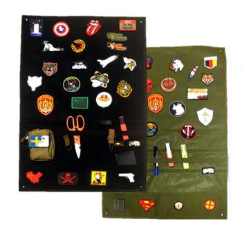 EDC rozetli yama Kol Bandı Ekran saklama çantası Zırh Üretimi Taktik Kol Bitirme Bezi MOLLE Sistemi Ekipmanları Duvar Posteri