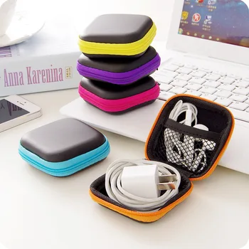 2018 YENİ bozuk para cüzdanı Taşınabilir Mini Cüzdan Seyahat Elektronik SD Kart USB kablosu Kulaklık Telefon Şarj saklama kutusu hediye kesesi