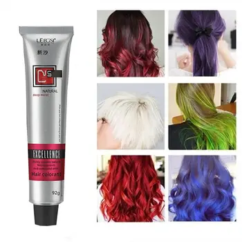 Yarı Kalıcı Saç Boyası Tonu Saç Boyama Kremi 92ML 6 Renkler Saç Bakımı Şekillendirici Araçlar Kadınlar/Erkekler İçin