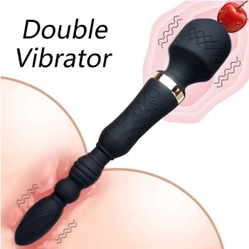 Güçlü Sihirli Değnek AV Yapay Penis Vibratörler Kadınlar İçin Klitoris Stimülatörü Penis Anal Kadın Yetişkin Seks Oyuncakları Kadınlar İçin Erotik Seks Shop