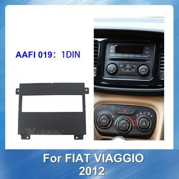 FIAT VİAGGİO 2012 için 1 DİN Araba Radyo Fasya Paneli FrameCar montaj DVD çerçeve otomatik Stereo Kapak Plakası Dash Montaj Kiti Adaptörü