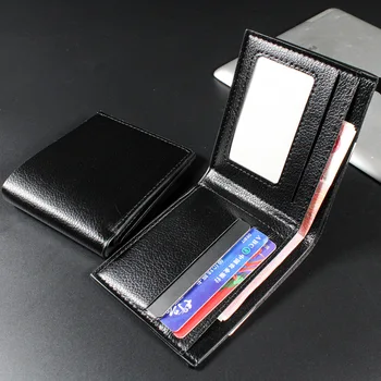 2022 Sıcak Satış Yeni erkek cüzdanları Deri Siyah Kısa İnce Erkek Çantalar Para Kredi Kartı Sahipleri Para Çantası