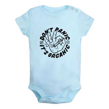 Panik yapmayın Organik İyi Zamanlar Kötü Arkadaşlar Tasarım Yenidoğan Bebek Erkek Kız Kıyafetler Tulum Baskı Bebek Bodysuit Giysileri