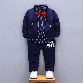Bebek Kız Kız Giysileri 2023 Bahar Bebek giyim setleri Nokta Düğmesi Uzun Kollu Tişörtü+rahat Pantolon 2 Adet Bebek Giysileri