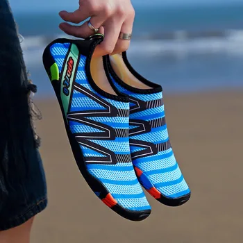 Unisex Plaj su ayakkabısı çabuk kuruyan Yüzme Aqua Ayakkabı Sahil Terlik sandalias sörf yukarı ışık spor Ayakkabı sandalet