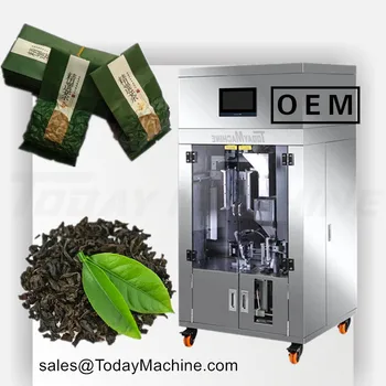Küçük işletme Çay Paketleme Makinesi için Otomatik Puer Çay Kek Siyah Çay Bitkisel Çanta