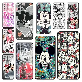 Disney Moda Karikatür Mickey Mouse Silikon Kılıf Samsung A01 A02 A5 A6 A7 A8 A9 A10 A10S A11 A12 A13 A20S A21S A22 A30