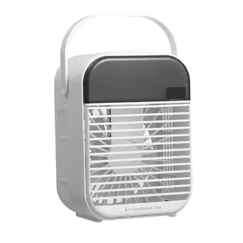 Sıcak 200ml Soğutucu Fan Klima Nemlendirici El Akıllı Dijital Gece Lambası Serin Sis Su Difüzör Fan Ofis Ev İçin