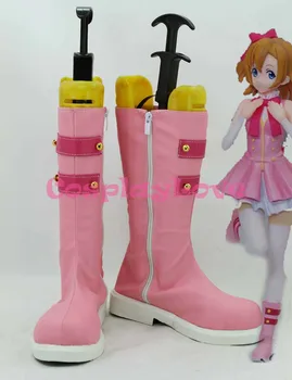Yeni Custom Made Japon Anime Lovelive! Koşmaya başla!! Kousaka Honoka Cosplay Ayakkabı Uzun Çizmeler Cadılar Bayramı Noel İçin