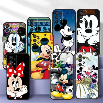 Mickey Disney Samsung A81 A91 A73 A52S A72 A71 A52 A51 A12 A21S A01 4G 5G Silikon Yumuşak Siyah telefon kılıfı