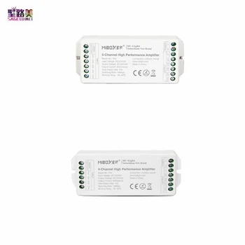 Miboxer Milight 4 Kanallı 5 Kanallı Yüksek Performanslı Amplifikatör 3CH 4CH Tekrarlayıcı PWM SMD5050 RGB RGBW LED Şerit ışıklı bant