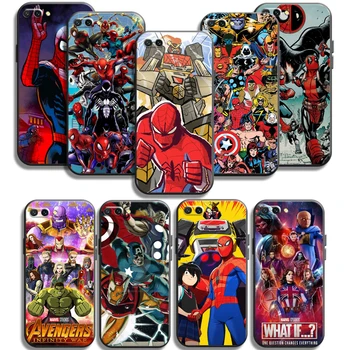 Marvel Avengers Telefon Kılıfları İçin Huawei Onur Y6 Y7 2019 Y9 2018 Y9 Başbakan 2019 Y9 2019 Y9A Carcasa Funda Coque Yumuşak TPU