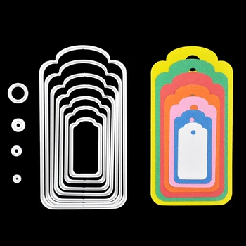 Happymems 2018 Yeni Kesme Ölür Etiketi Kart Yapımı Albümü Kart Yapmak Bezemeler Scrapbooking İçin Metal Kesme Ölür Gümüş