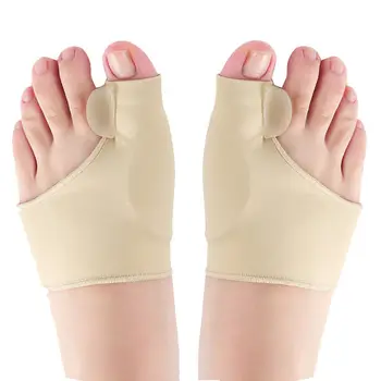 1 Çift Büyük Kemik Ortopedik Bunyon Düzeltme Pedikür Çorap Silikon Halluks Valgus Düzeltici Parantez Ayak Ayırıcı Ayak Bakımı Aracı