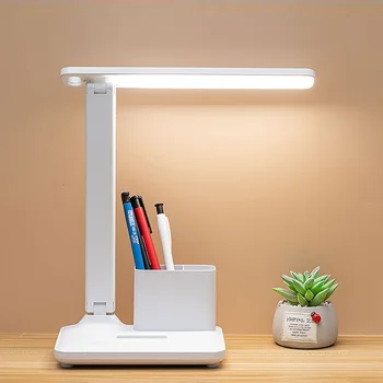 3600mAh LED masa lambası Yüksek Parlaklık Yumuşak ışık Çalışma Çalışma masa lambaları Okuma için Şarj Edilebilir Dokunmatik LED Lamba telefon kalemlik
