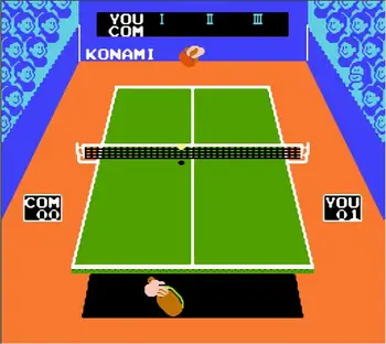 NES/FC Konsolu için konami'nin Ping Pong(FDS) Oyun Kartuşu