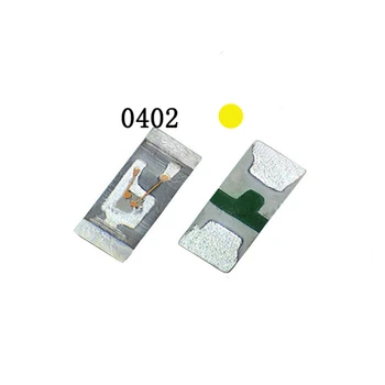 Ücretsiz kargo 100 ADET SMD LED 0402 ışık yayan diyot ışık boncuk süper parlak sarı lamba ( 0402=1005 )