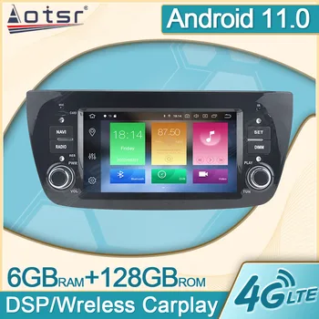 6 + 128G Android 11.0 Araba Radyo FİAT DOBLO 2010 - 2015 İçin Multimedya Oynatıcı Video DVD GPS Navigasyon Carplay Kafa Ünitesi DPS 2Din