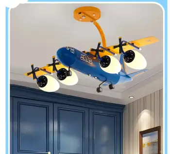 Ücretsiz Kargo Modern Hava Uçağı Dekoratif LED Yatak Odası Çocuk çocuk Odası Ev yüzeye monte tavan Lambası Ev Dekorasyon