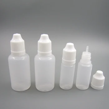 30 Adet 10 ml/30 ml Dövme Aksesuarları Göz Sıvı Damlalıklı Plastik Şişe Çocukların Açamayacağı Kapaklı, aplikatör Çizim Ecig Sigara Şişesi