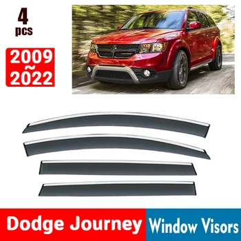 Dodge Journey 2009-2022 İÇİN Pencere Siperliği Yağmur Koruma Windows yağmur kılıfı Saptırıcı Tente Kalkanı Havalandırma Koruma Gölge Kapak Trim