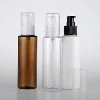 (30 adet)120ml Boş Losyon pompa şişesi Seyahat Plastik Şişe 4oz PET Kozmetik Ambalaj Kabı Arıtma pompalı dağıtıcı